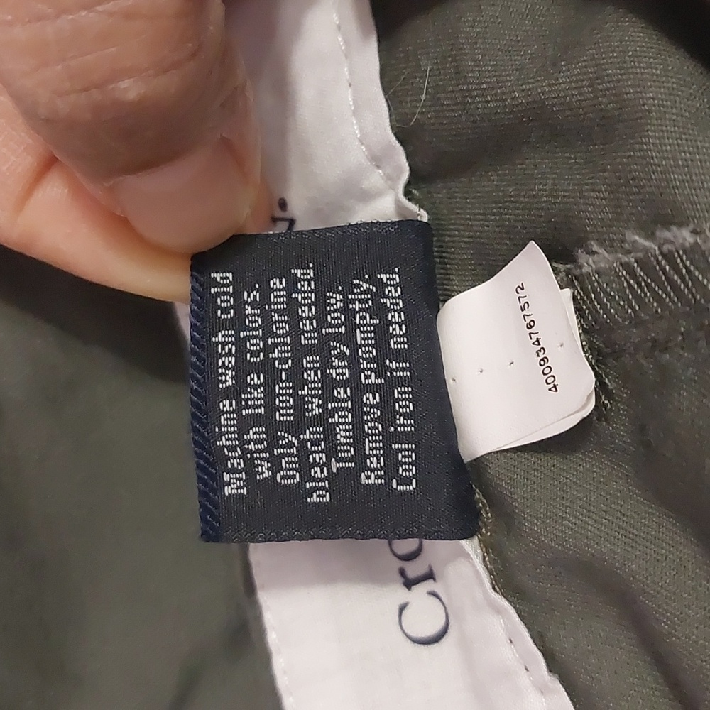 Croft&Barrow Pleated Front Green Khaki Shorts Mens Size 40 - Picture 6 of 6